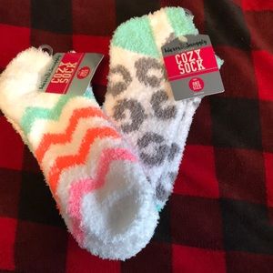 Two Pairs of Fuzzy Socks!!